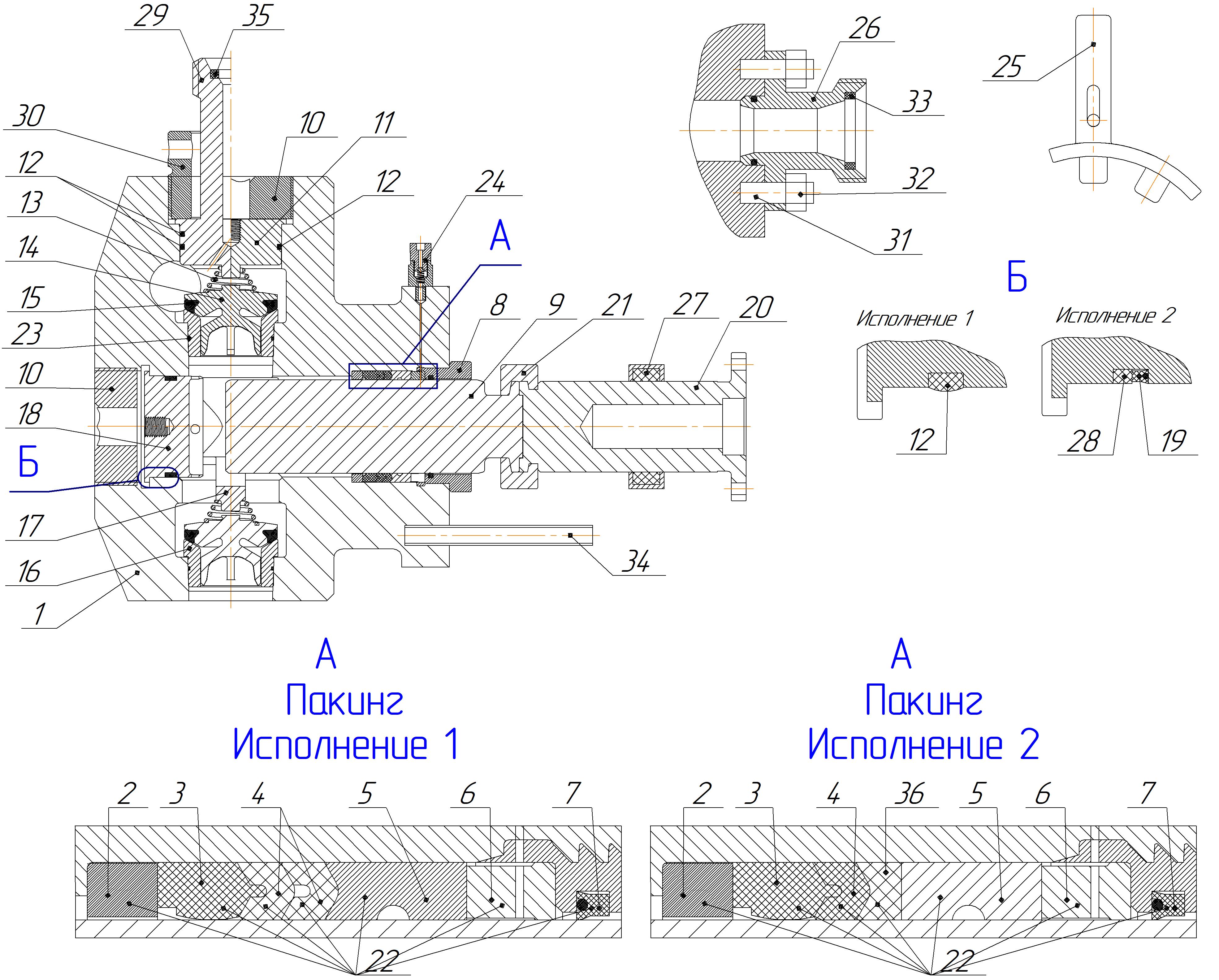 Схема плунжерных насосов